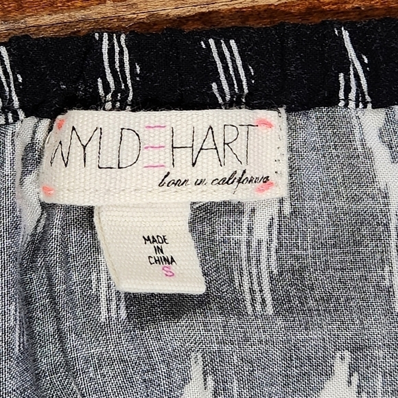 Wyldehart Womens Strapless Tube Black& White Tribal Print Maxi Dress Size Small - Picture 7 of 9